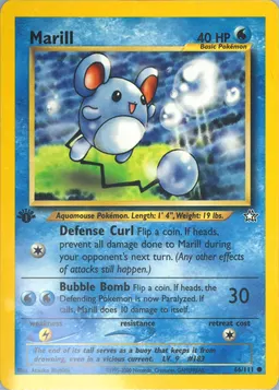 Marill card photo