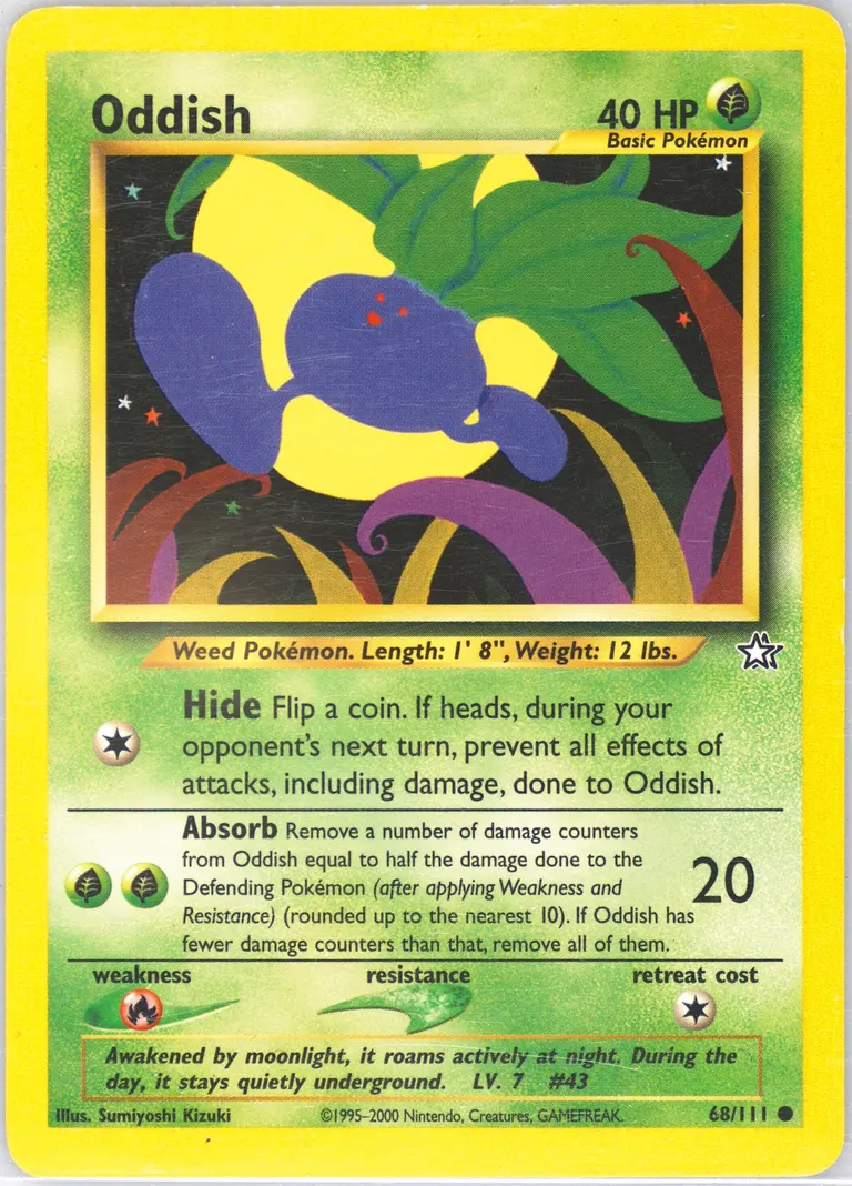 Oddish card photo