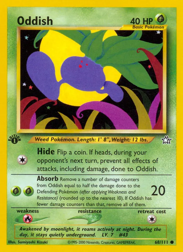 Oddish card photo