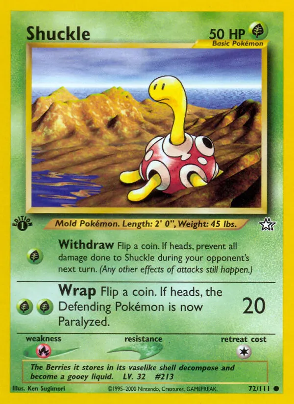 Shuckle card photo
