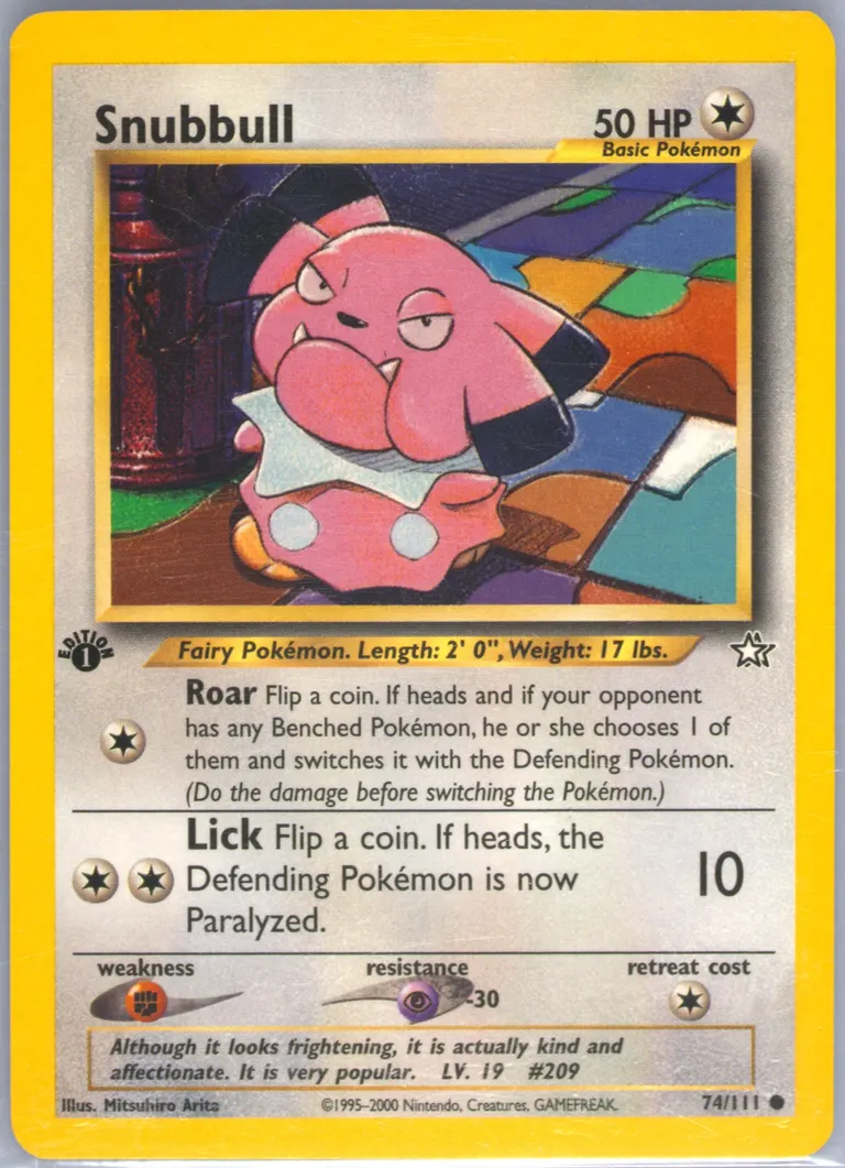 Snubbull card photo