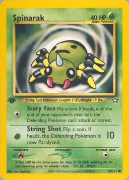 Spinarak card photo