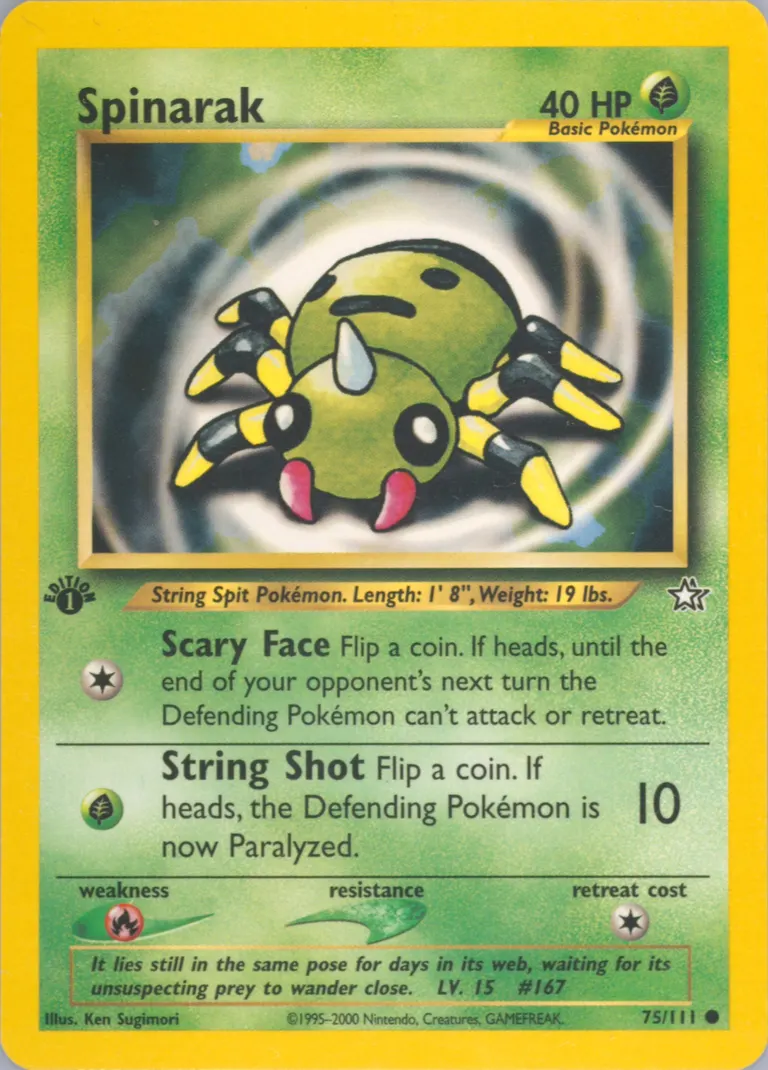 Spinarak card photo