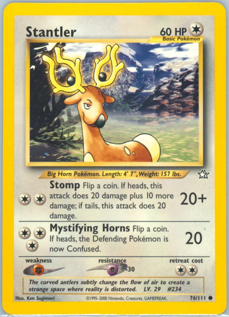 Stantler card photo