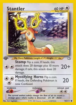 Stantler card photo