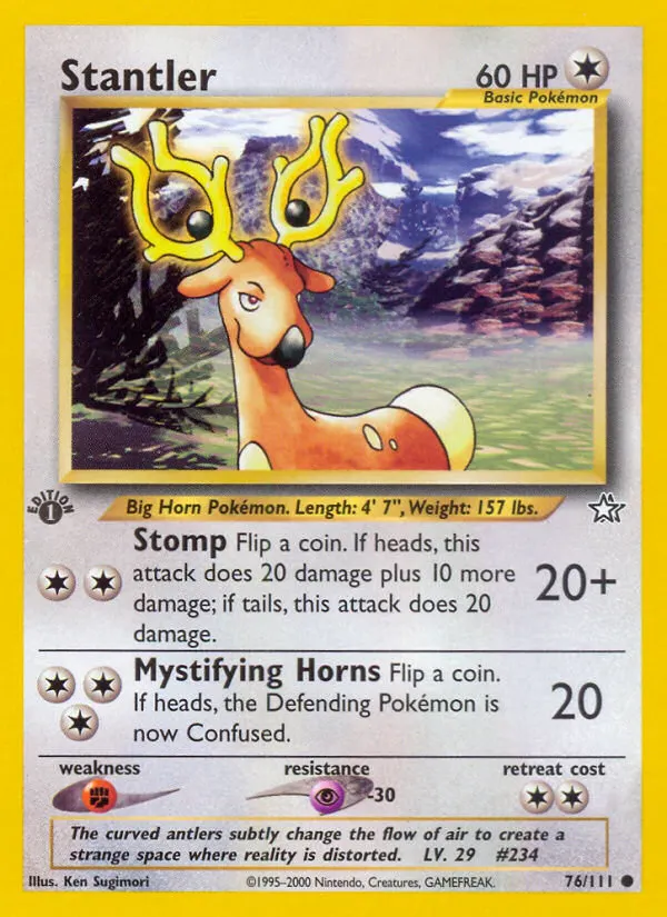Stantler card photo