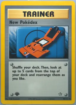 New Pokédex card photo