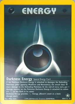 Darkness Energy card photo