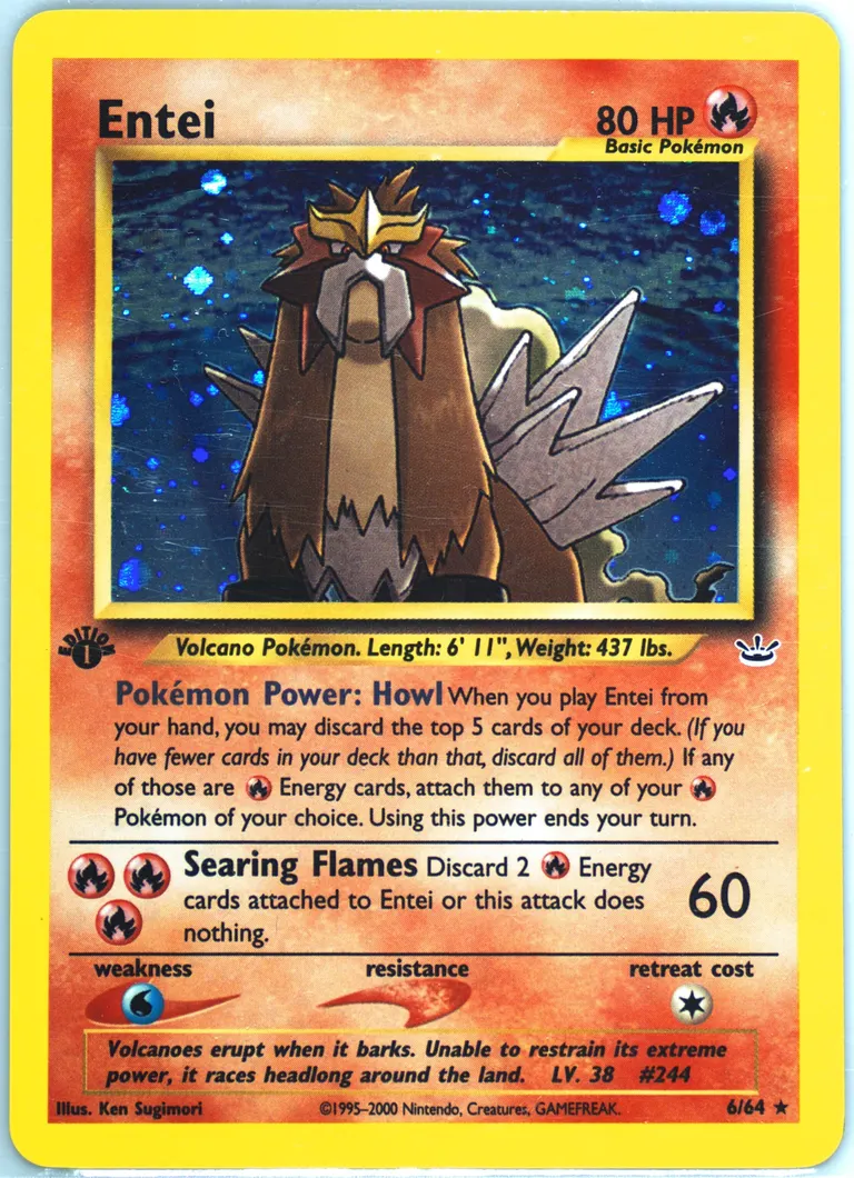 Entei card photo