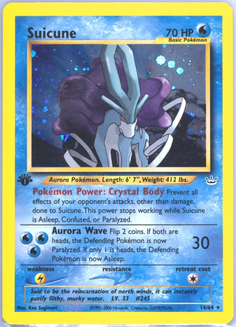Suicune card photo