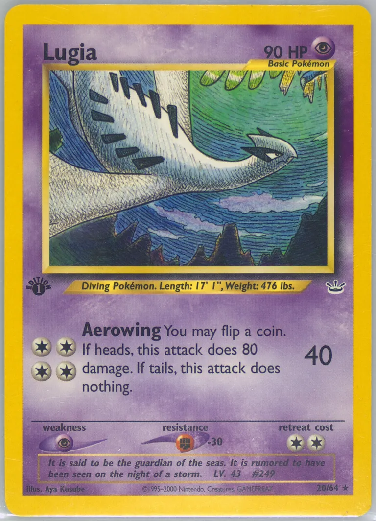 Lugia card photo