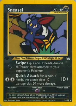 Sneasel card photo