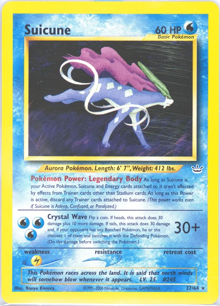 Suicune card photo