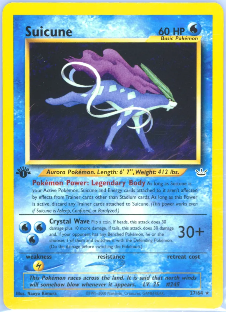 Suicune card photo