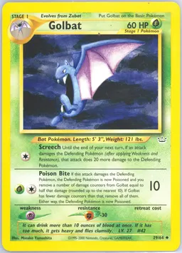 Golbat card photo