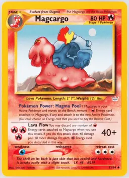 Magcargo card photo