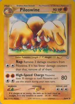 Piloswine card photo