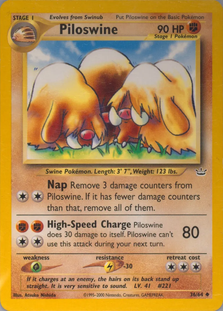 Piloswine card photo