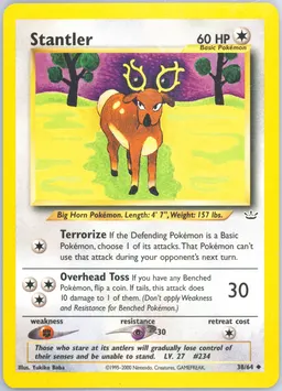 Stantler card photo