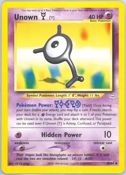 Unown [Y] #40