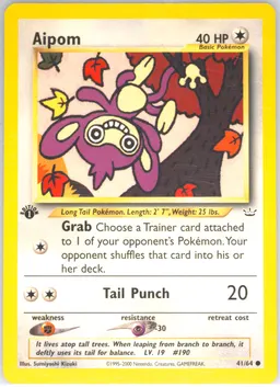 Aipom card photo