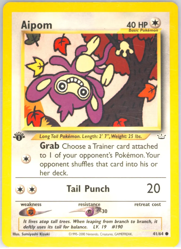 Aipom card photo