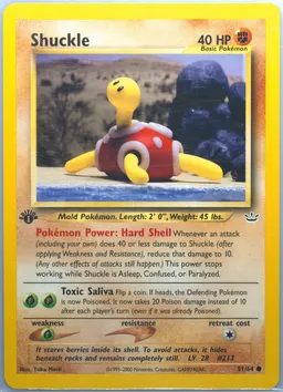 Shuckle card photo