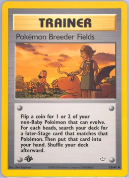 Pokémon Breeder Fields card photo