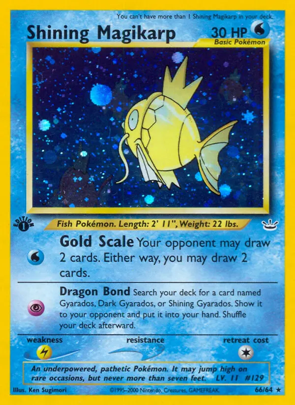 Shining Magikarp card photo