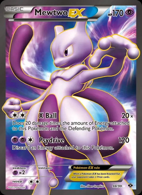 Mewtwo-EX card photo