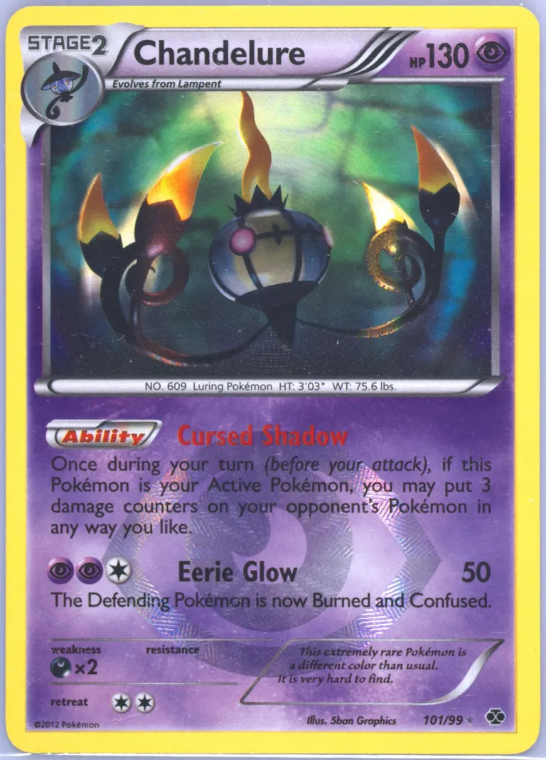 Chandelure card photo