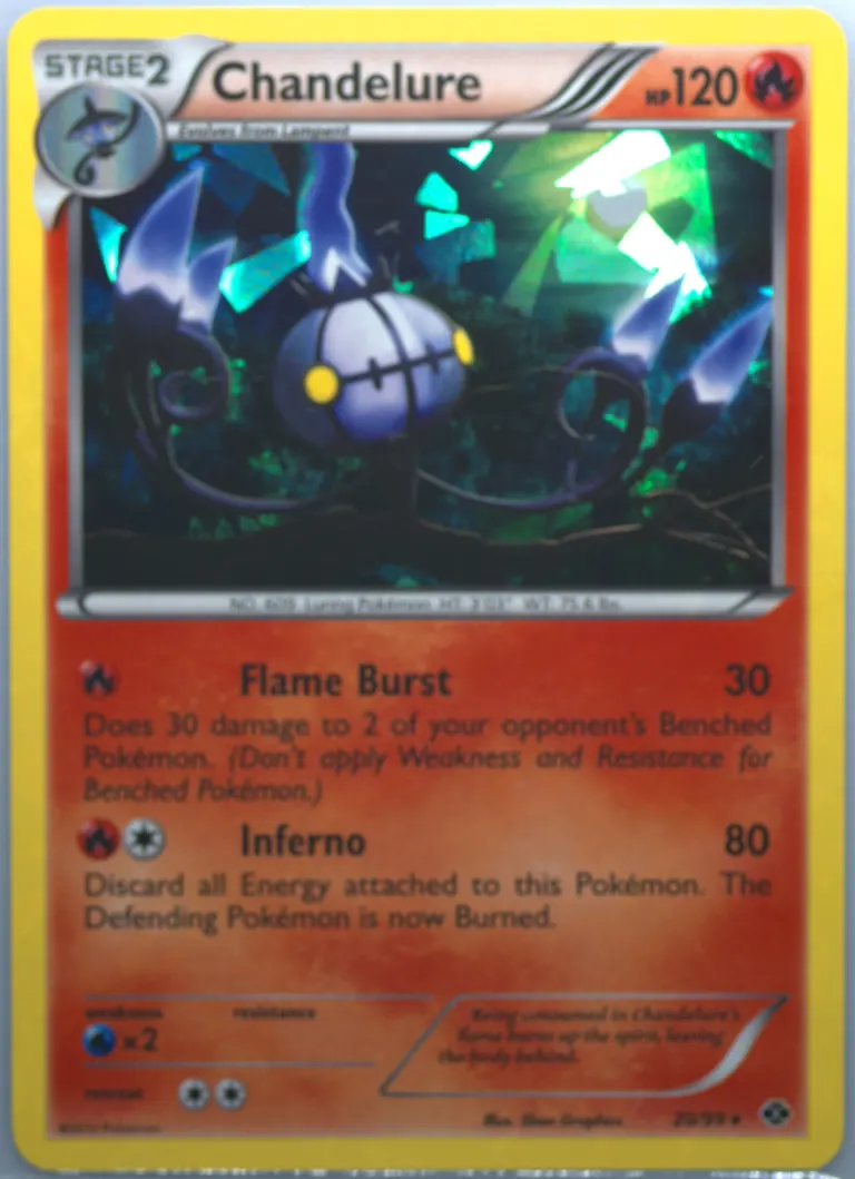 Chandelure card photo