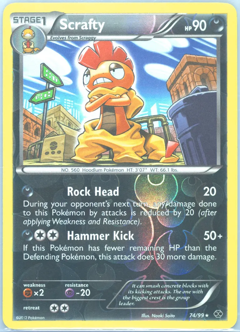 Scrafty card photo