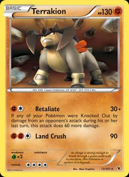Terrakion card photo