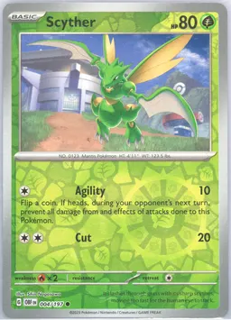 Scyther card photo