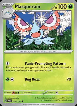 Masquerain card photo