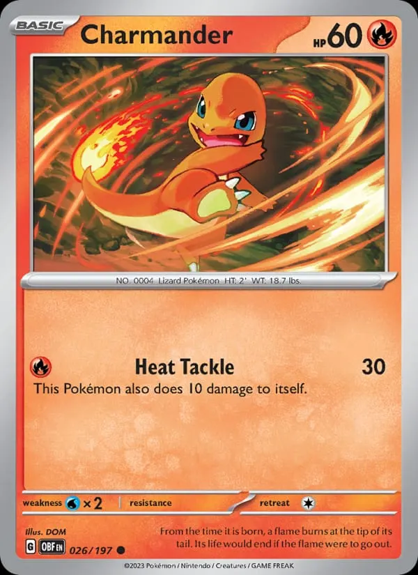 Charmander card photo