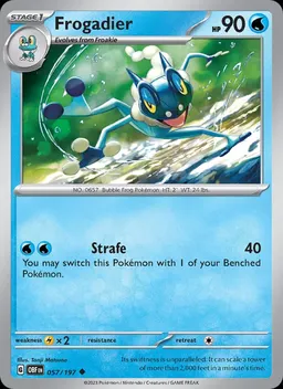 Frogadier card photo