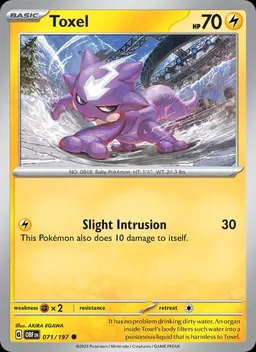 Toxel card photo