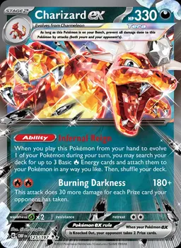 Charizard ex card photo