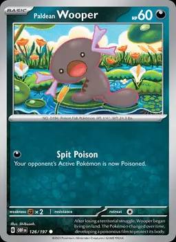 Paldean Wooper #126