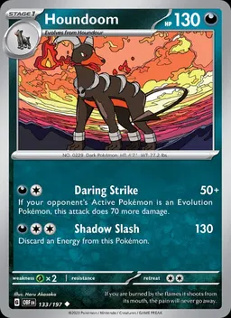 Houndoom card photo