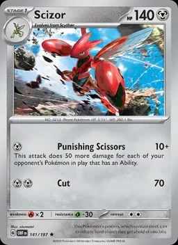 Scizor card photo