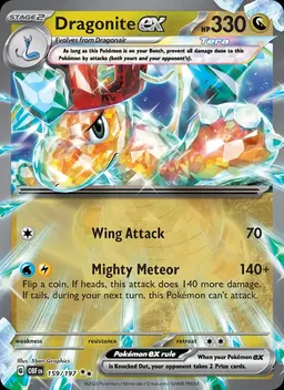 Dragonite ex card photo
