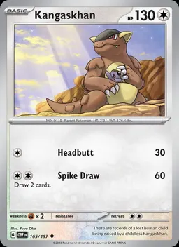 Kangaskhan card photo