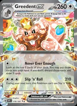 Greedent ex card photo