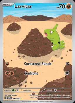 Larvitar card photo