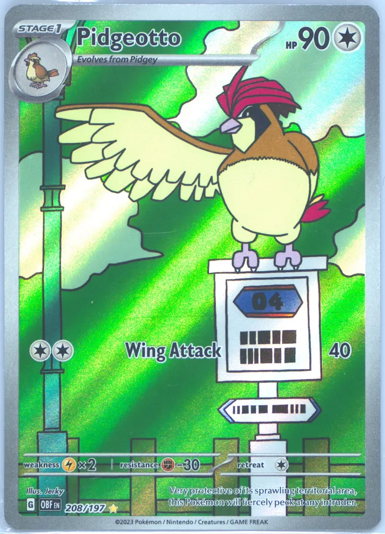 Pidgeotto card photo