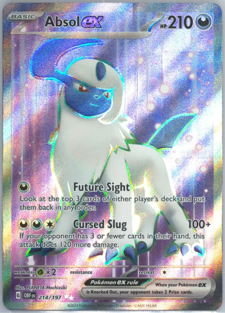 Absol ex card photo