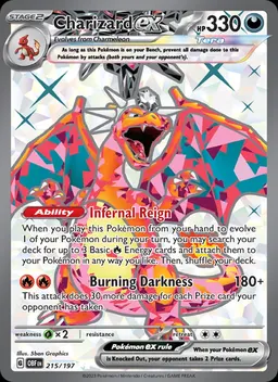Charizard ex card photo
